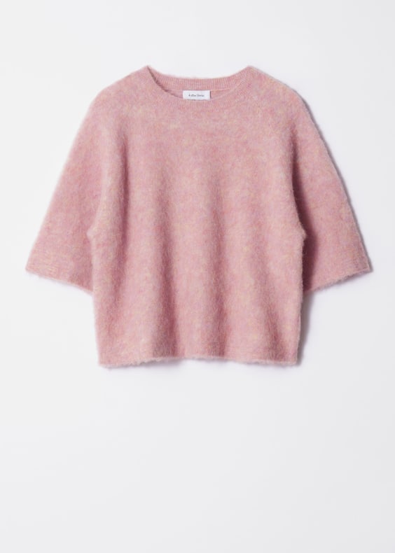Alpaca-Blend Knitted Top