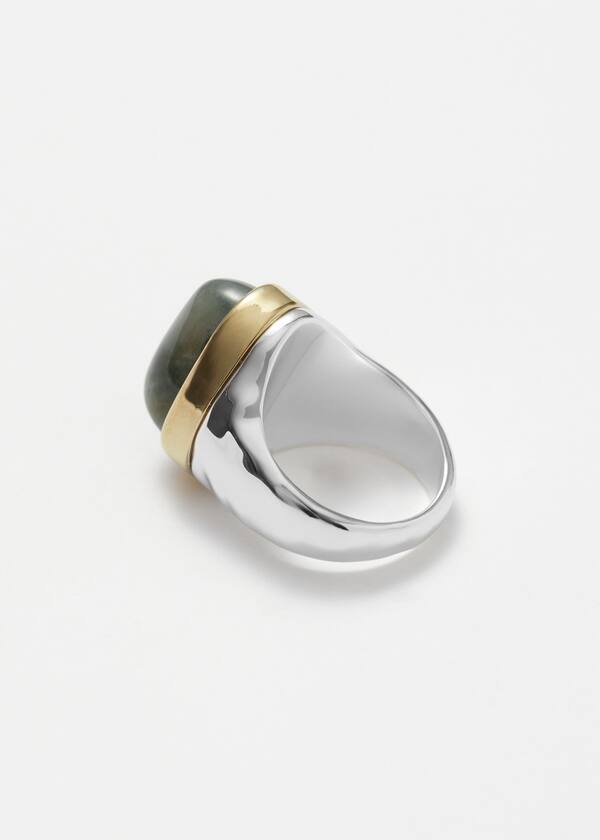 Two-Toned Stone Ring