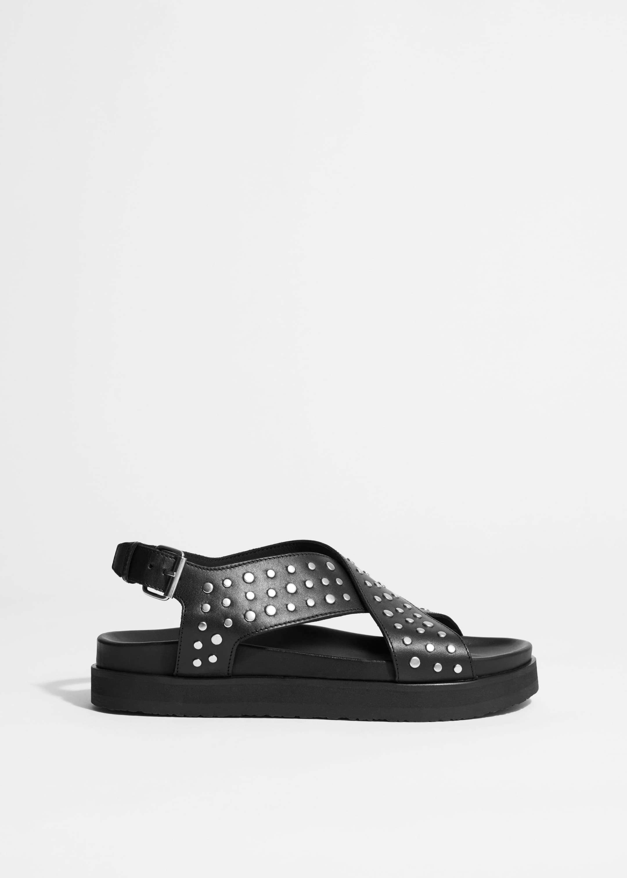 Image of Studded Leather Sandals