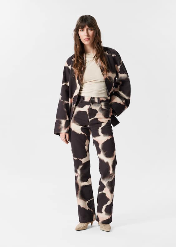 Straight-Leg Trousers