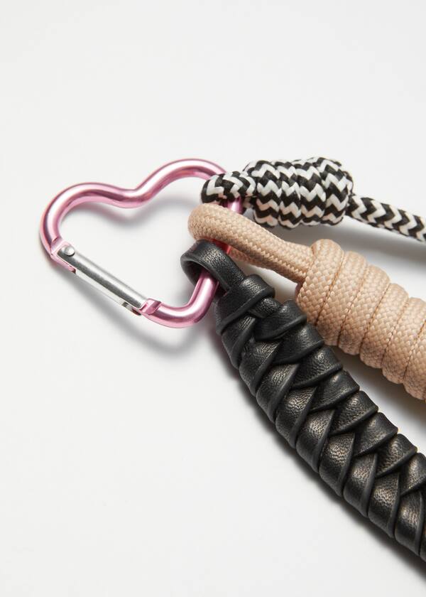 Heart Embellished Keychain