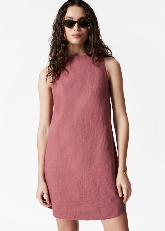 Linen Mini Dress