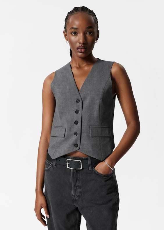 Tailored Wool Waistcoat