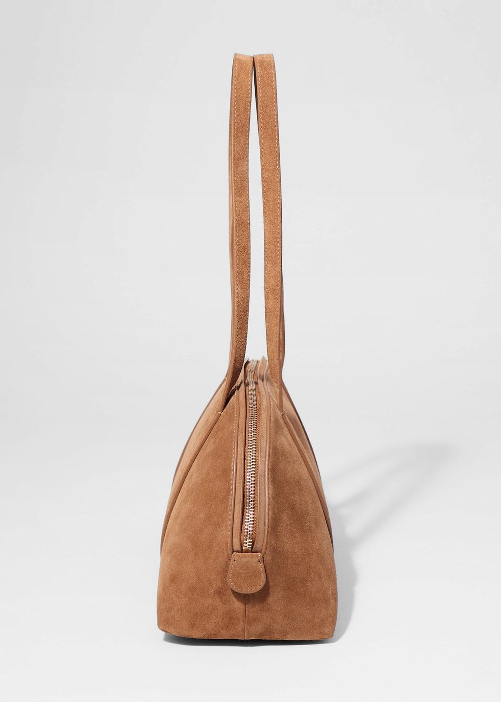 Suede Bowling Bag - Brown - Shoulderbags - & Other Stories