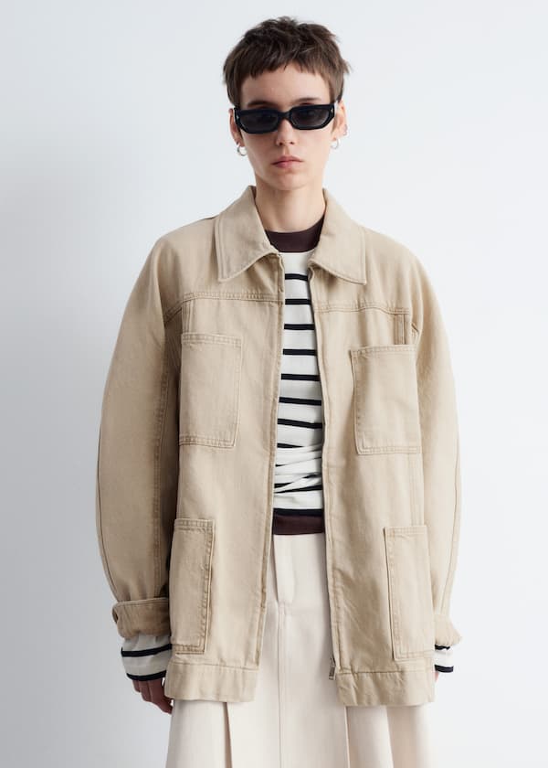 Belted Denim Jacket