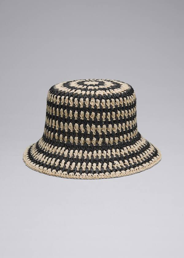 Crochet Straw Hat