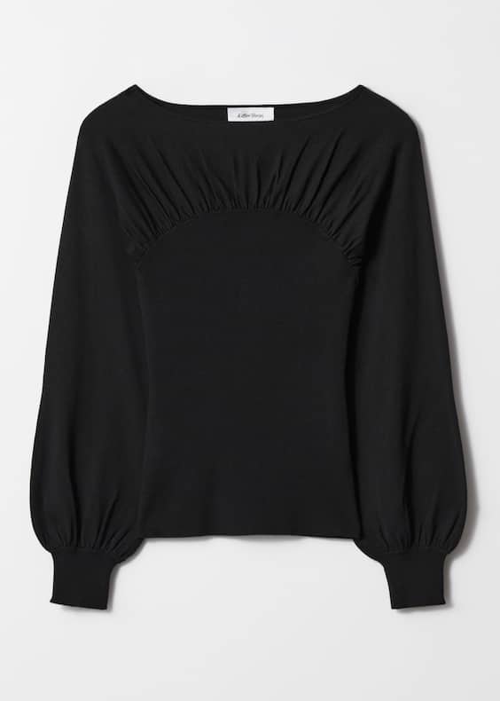Ruched Sweater
