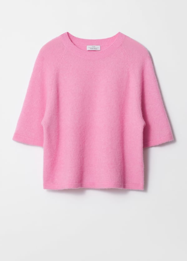Alpaca-Blend Knitted Top
