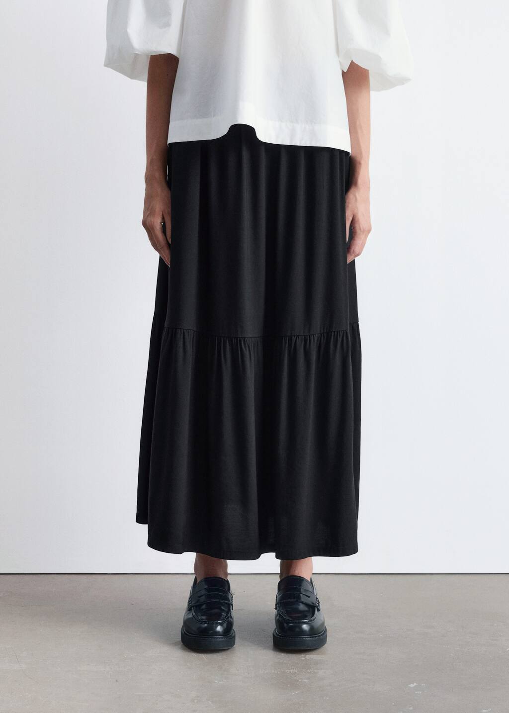 最終値下げ【新品】laubeblanc cotton tierad skirt Wrap Cotton Canvas Skirt — Green – La Garçonne