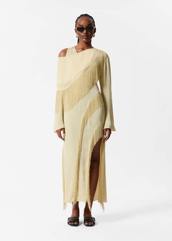 Fringe Maxi Dress