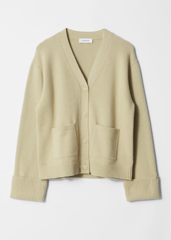 Patch-Pocket Cardigan