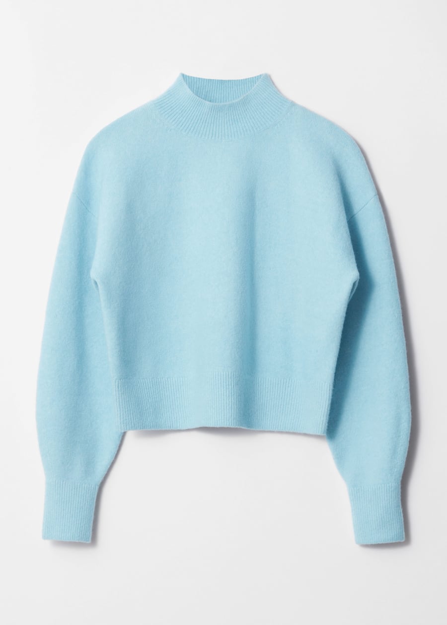 Mock-Neck Sweater Blue Other Stories