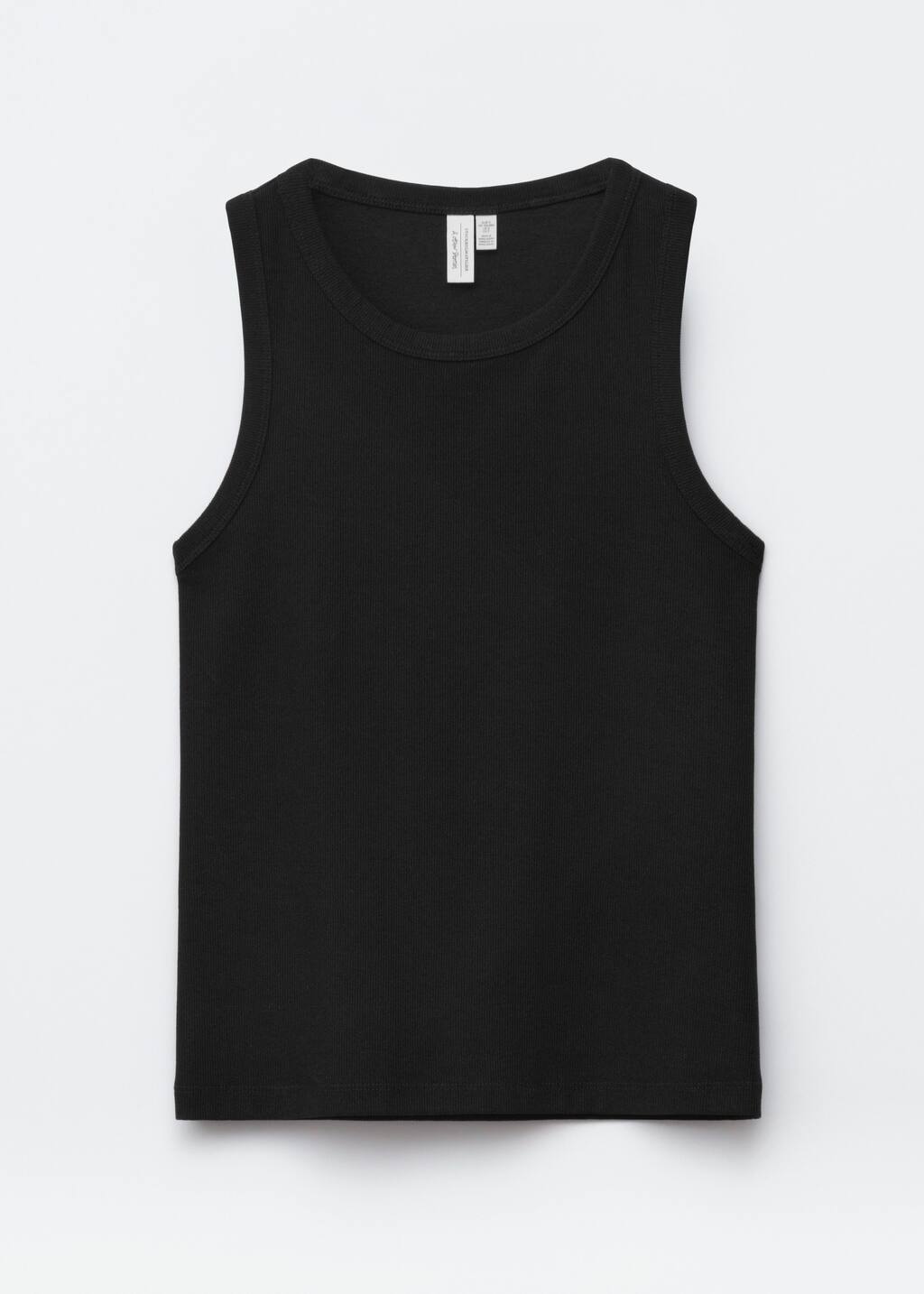 Fitted Tank Top - Black - & Other Stories