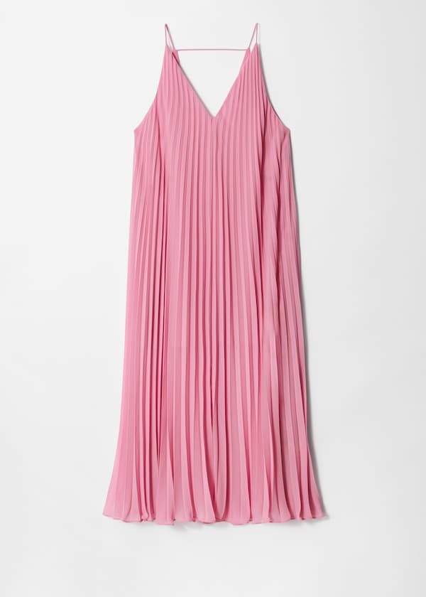 Pleated Maxi Dress