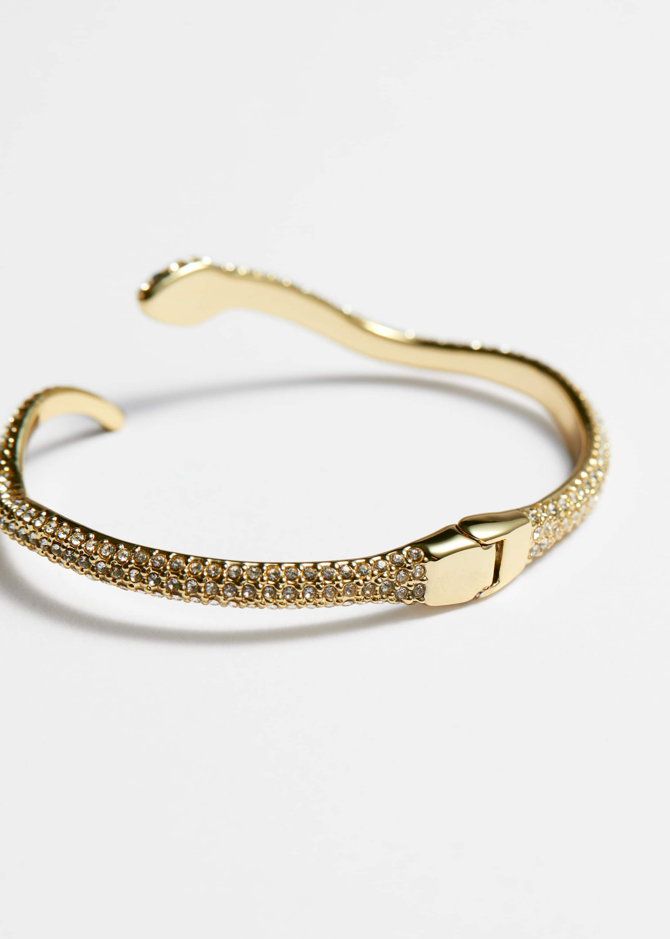 Bracelet serpent orné de strass - {{variantName}} - Descriptive Detail