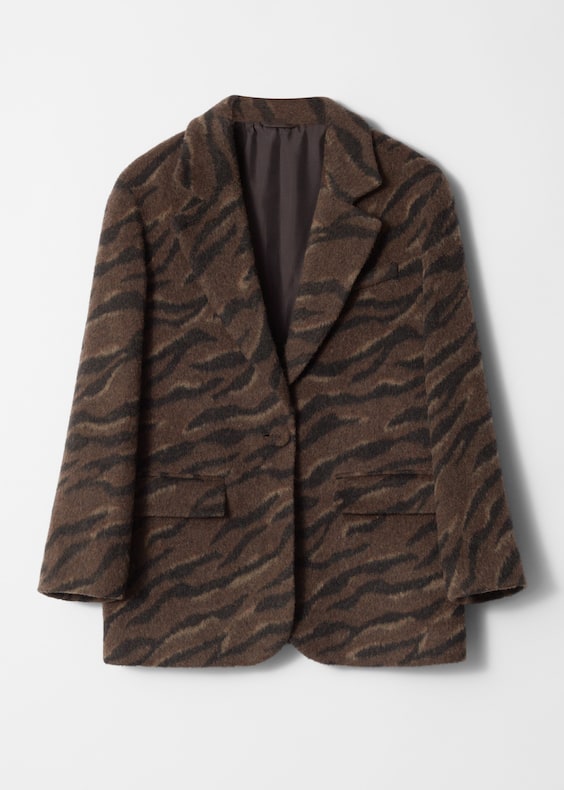 Single-Breasted Wool Blazer