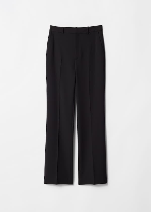 Slim Split-Hem Trousers