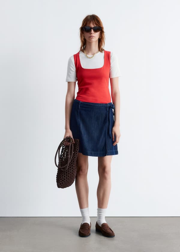 Square-Neck Tank Top