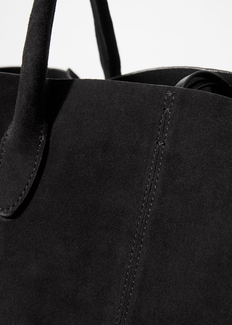 Suede Tote Bag