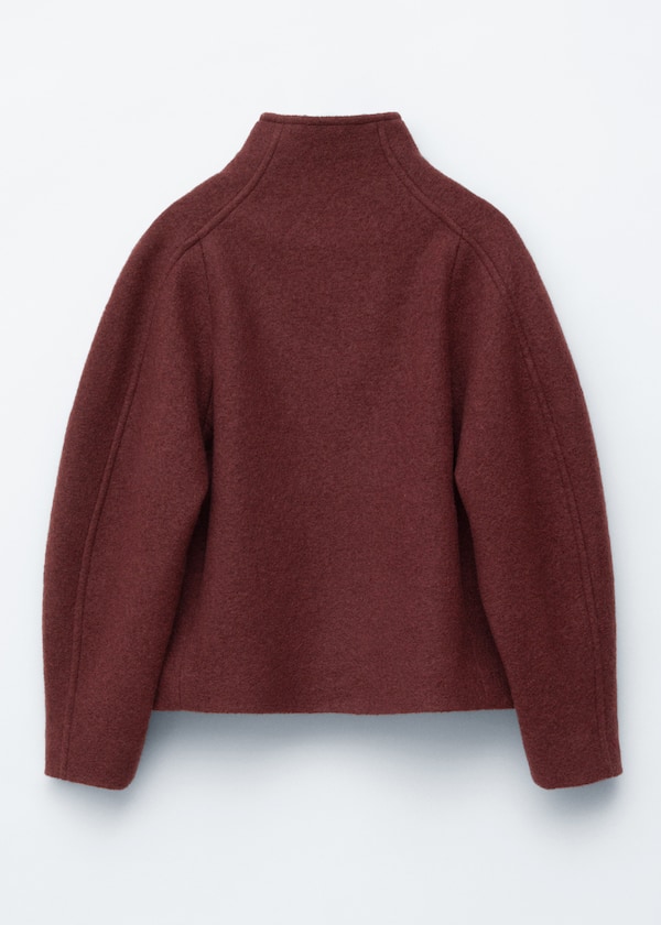Asymmetric Wool Jacket