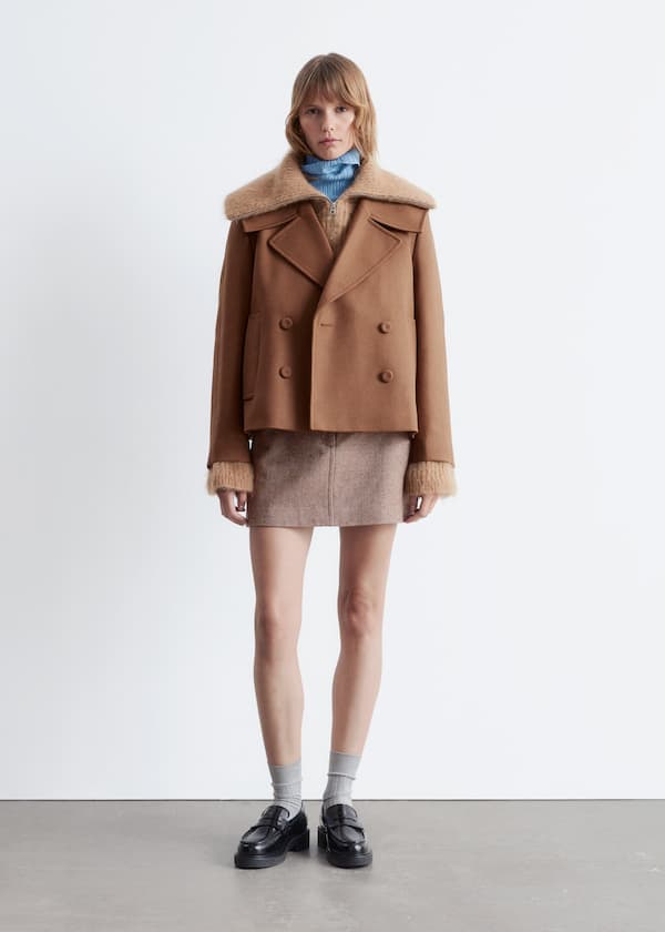 Double-Breasted Wool Jacket