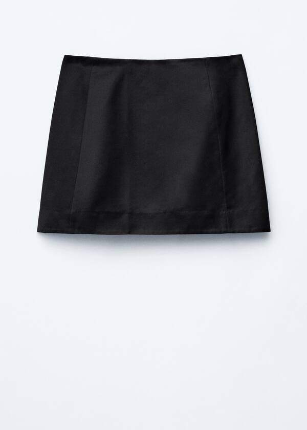 Satin Mini Skirt