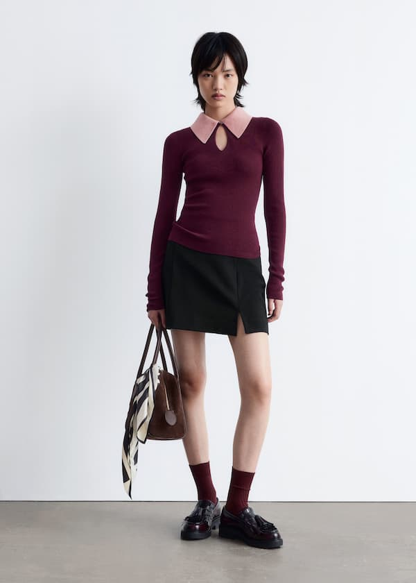 Keyhole Collar Top