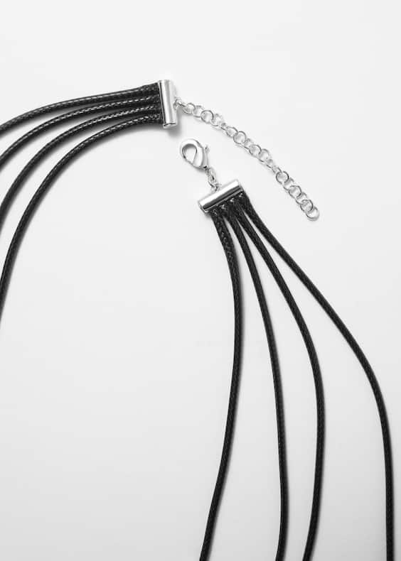 Layered String Cord Necklace