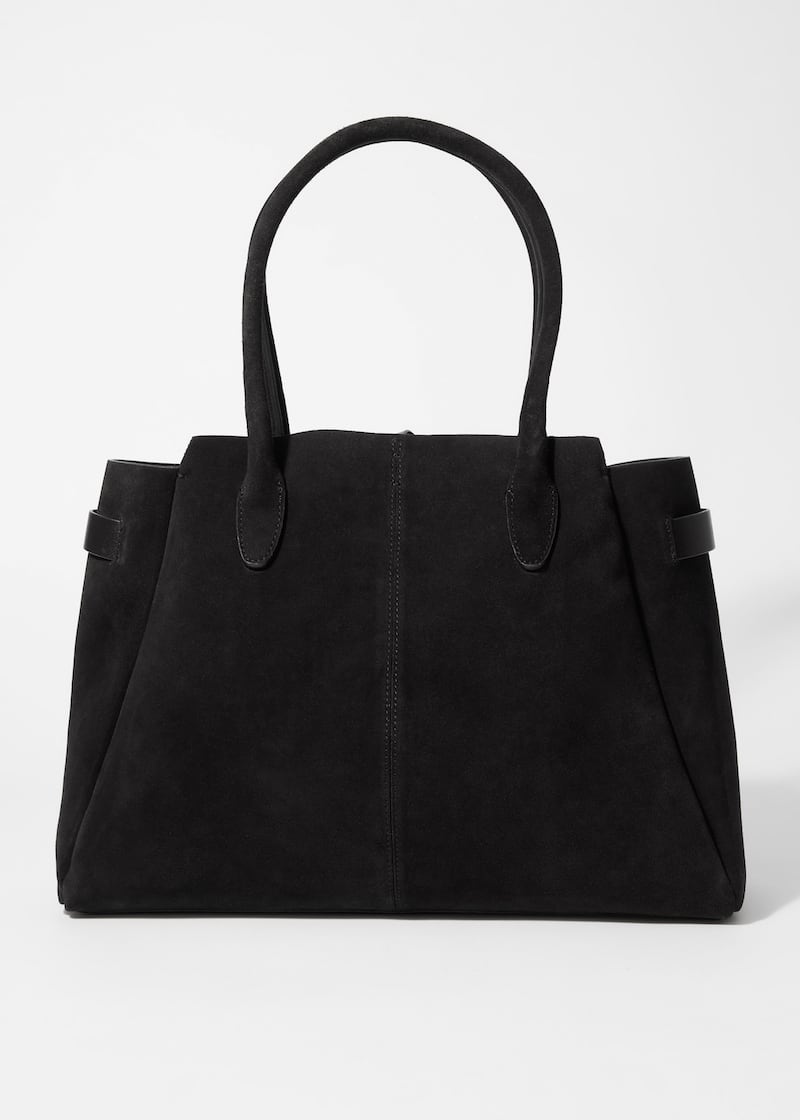 Suede Tote Bag