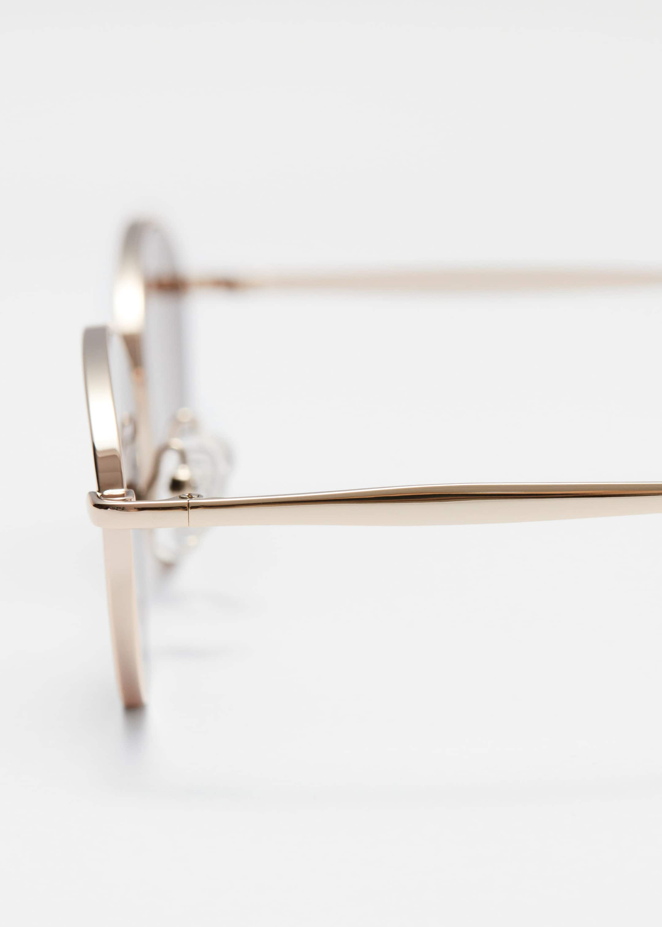 Oval-Frame Metal Sunglasses - {{variantName}} - Descriptive Detail