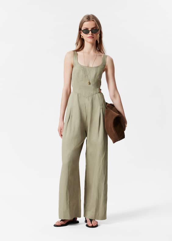 Sleeveless Cut-Out Jumpsuit