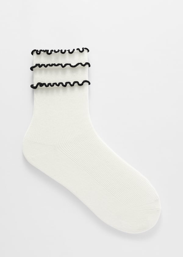 Triple Frill Socks