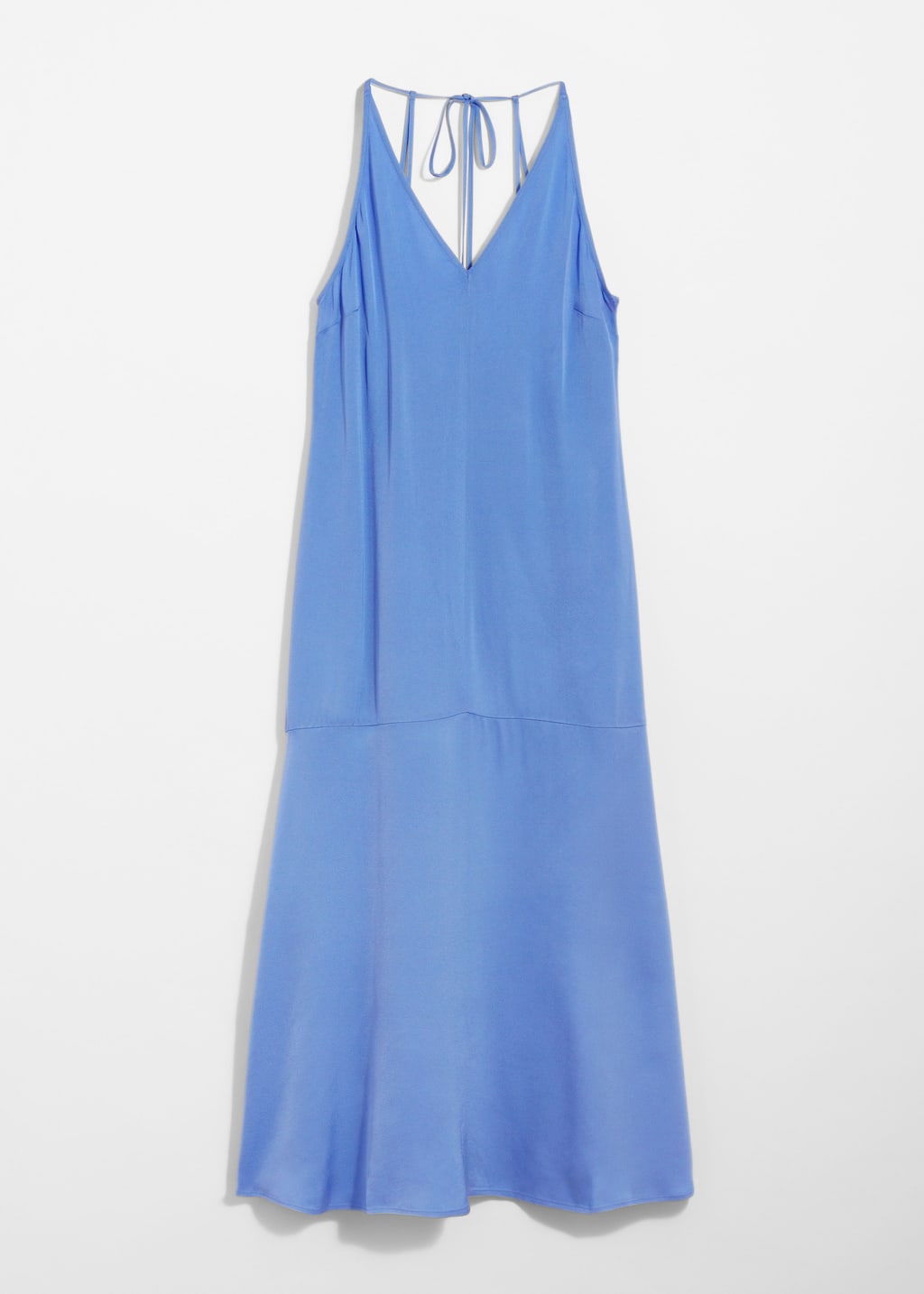 Halterneck Midi Dress - Blue - Midi dresses - & Other Stories