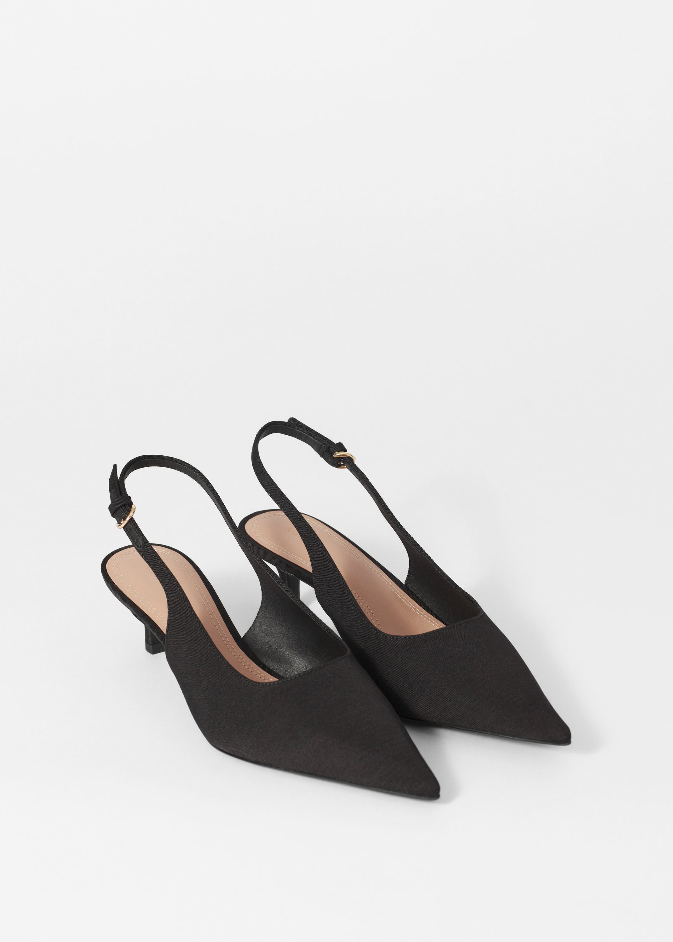 Classic Satin Pumps - Black satin - Still Life