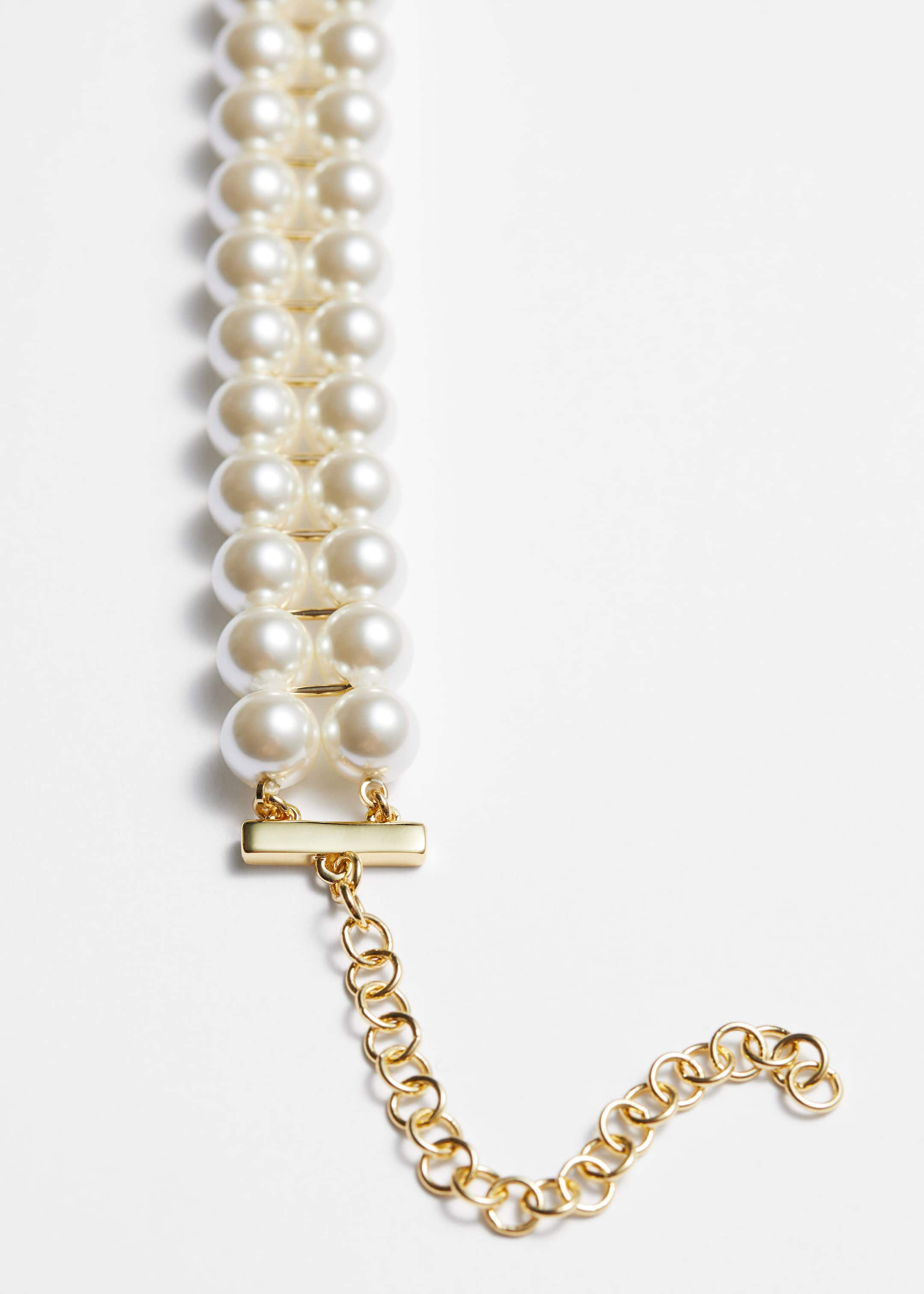 Two-Row Pearl Choker - {{variantName}} - Descriptive Detail