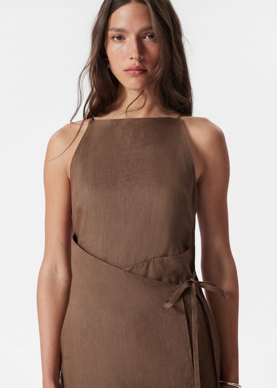 Linen Mini Dress