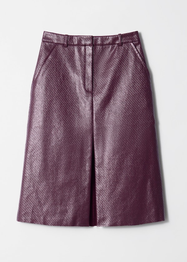 A-Line Midi Skirt