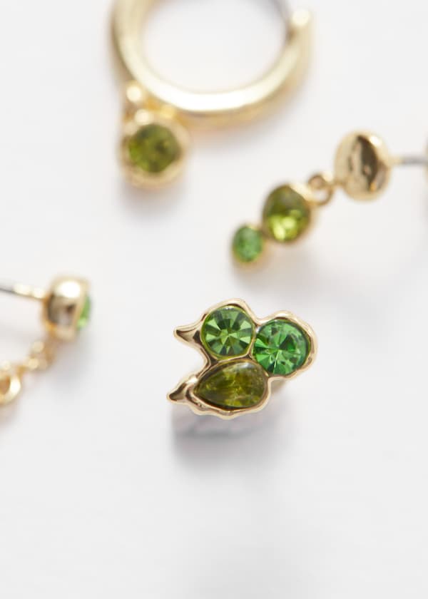 Crystal Earrings Set