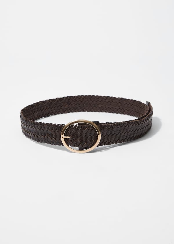 Woven Leather Belt