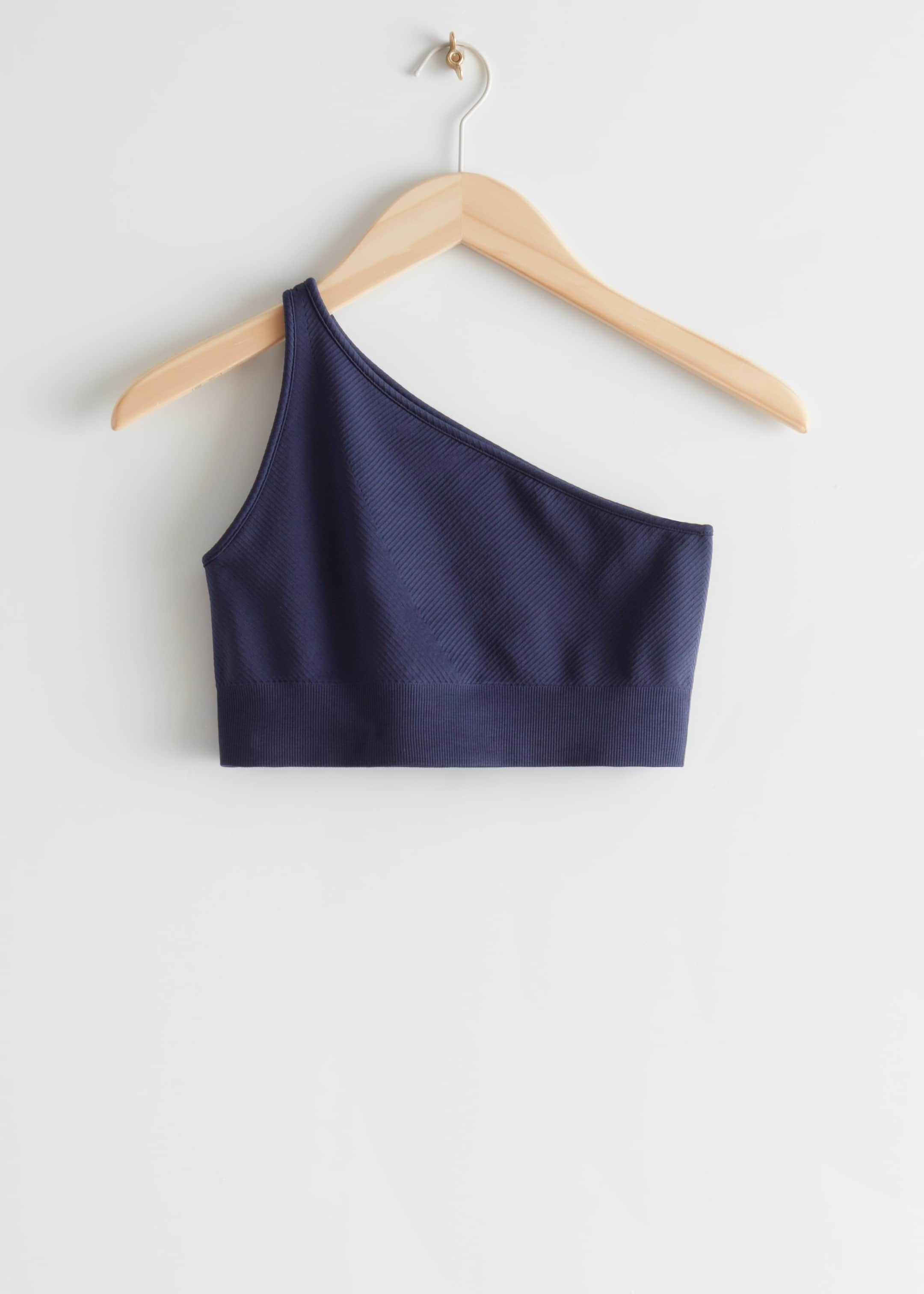 One shoulder yoga top on sale