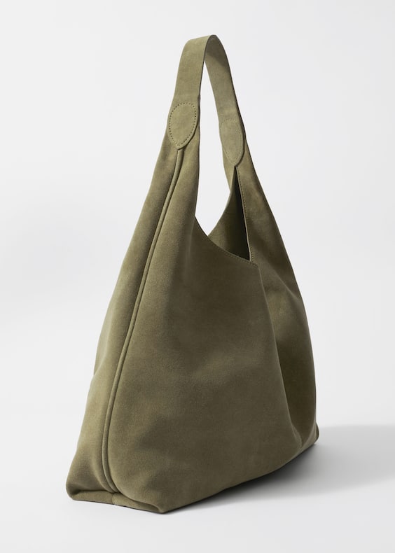 Large Suede Tote Bag