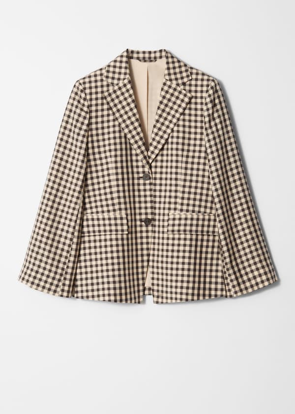 Checkered Blazer