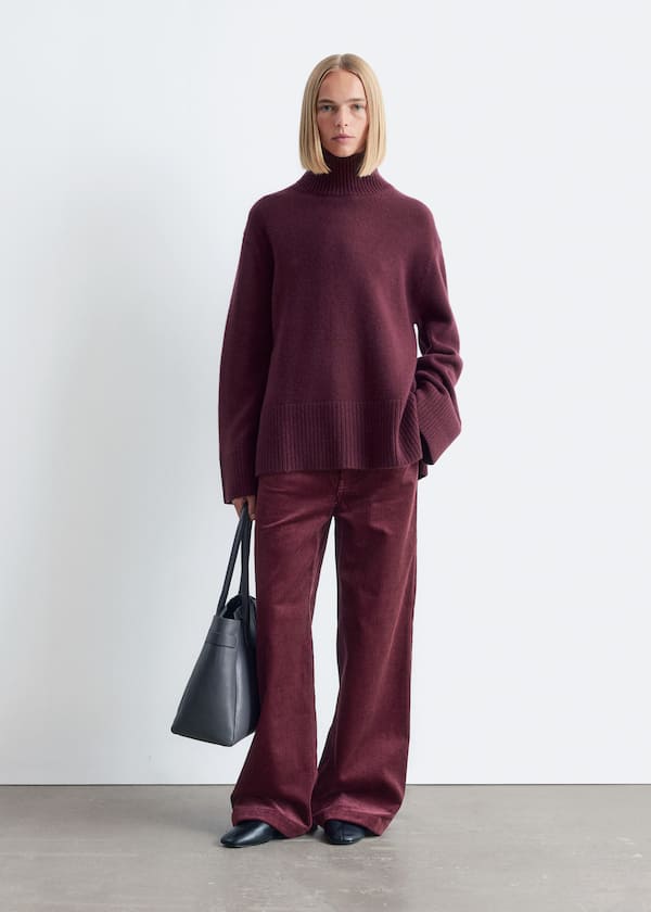 Oversized Turtleneck Wool Jumper