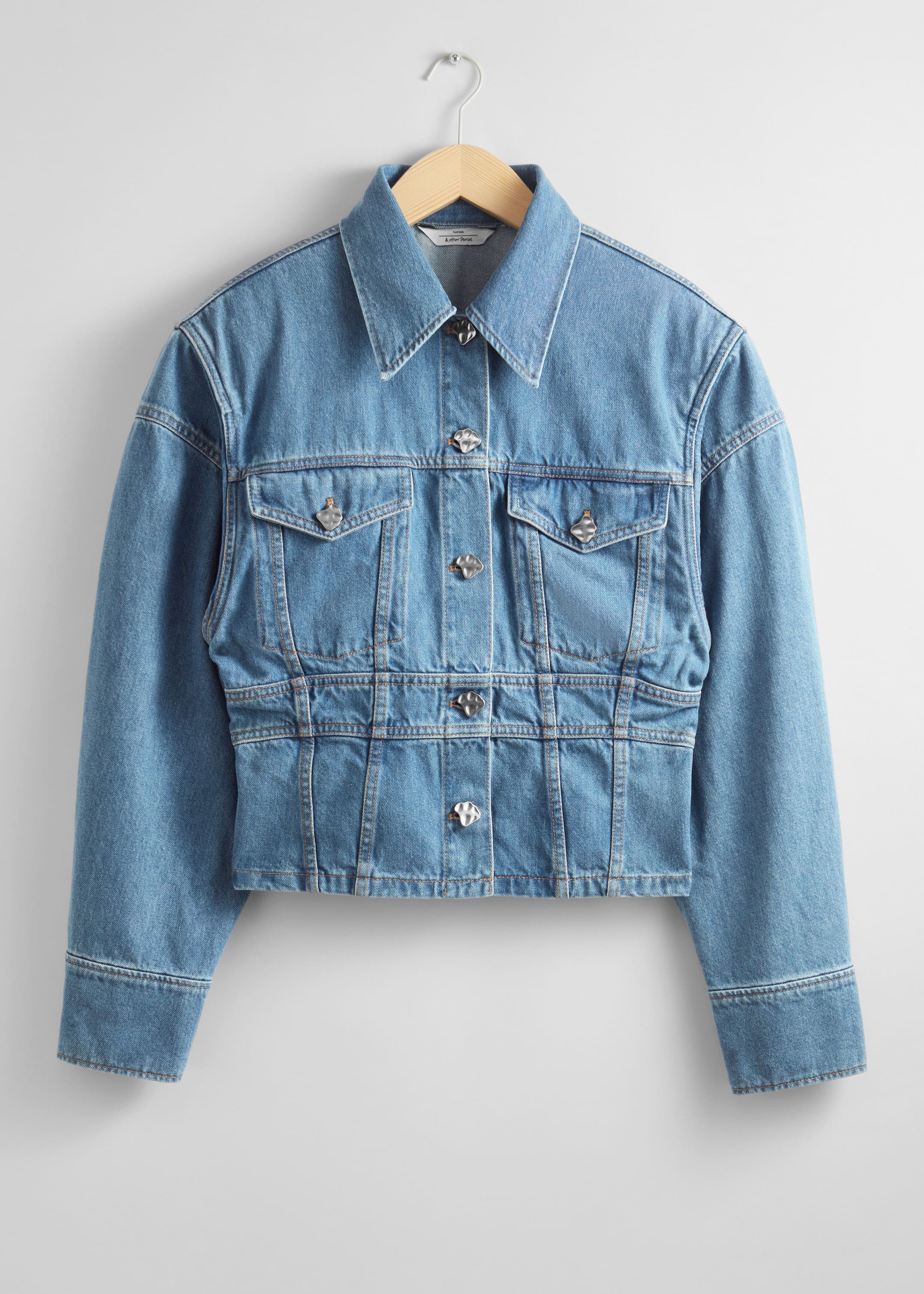 Veste en jean à col