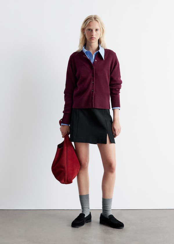 Wool-Blend Cardigan