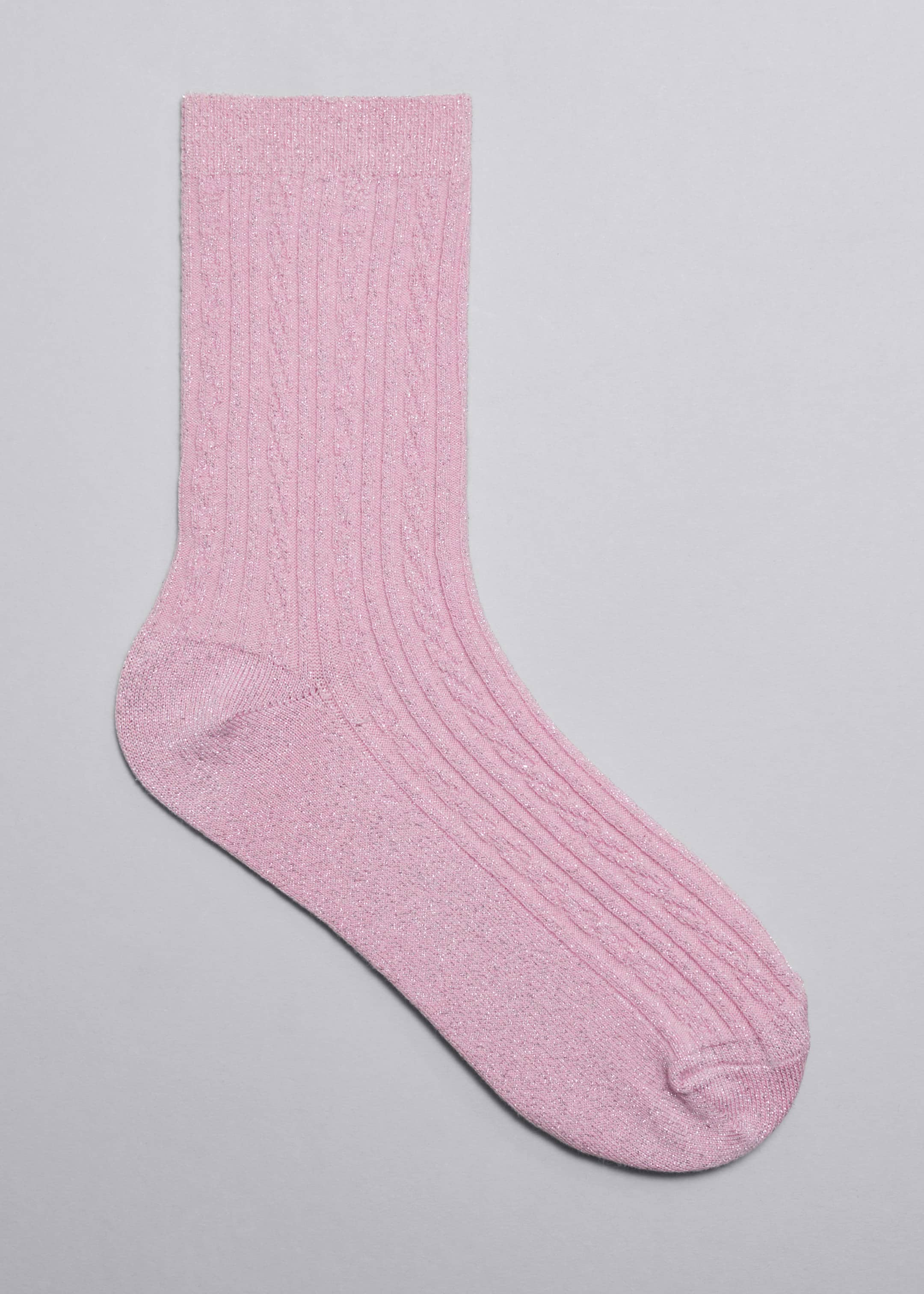 Image of Chaussettes pailletées en maille