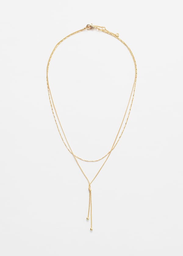Layered Lariat Necklace