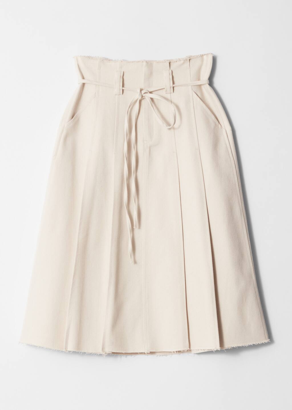 andmary Heidi belt pleats set up ivory andmary Heidi belt pleats