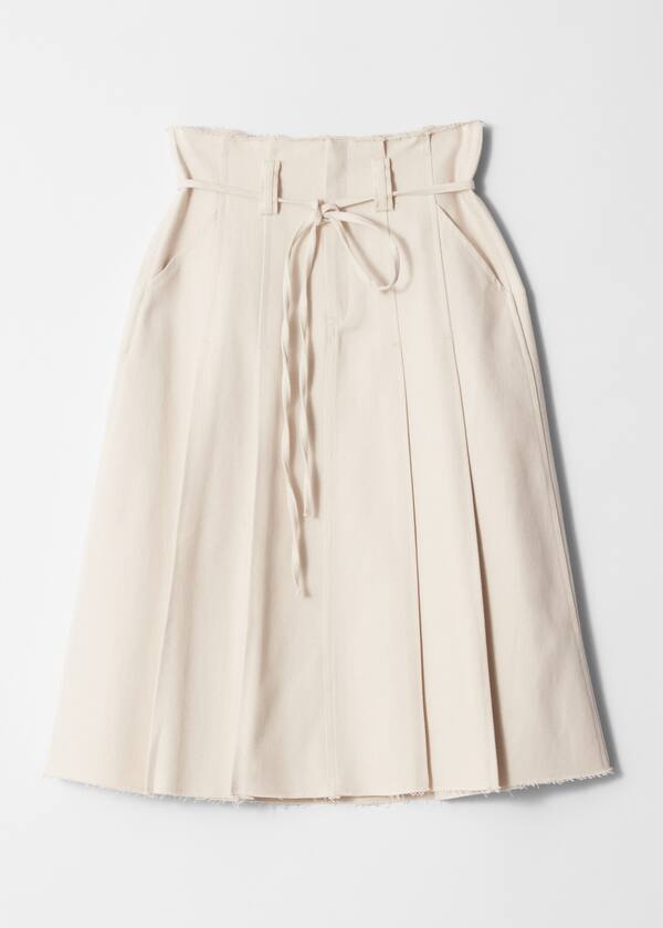 Pleated Midi Skirt