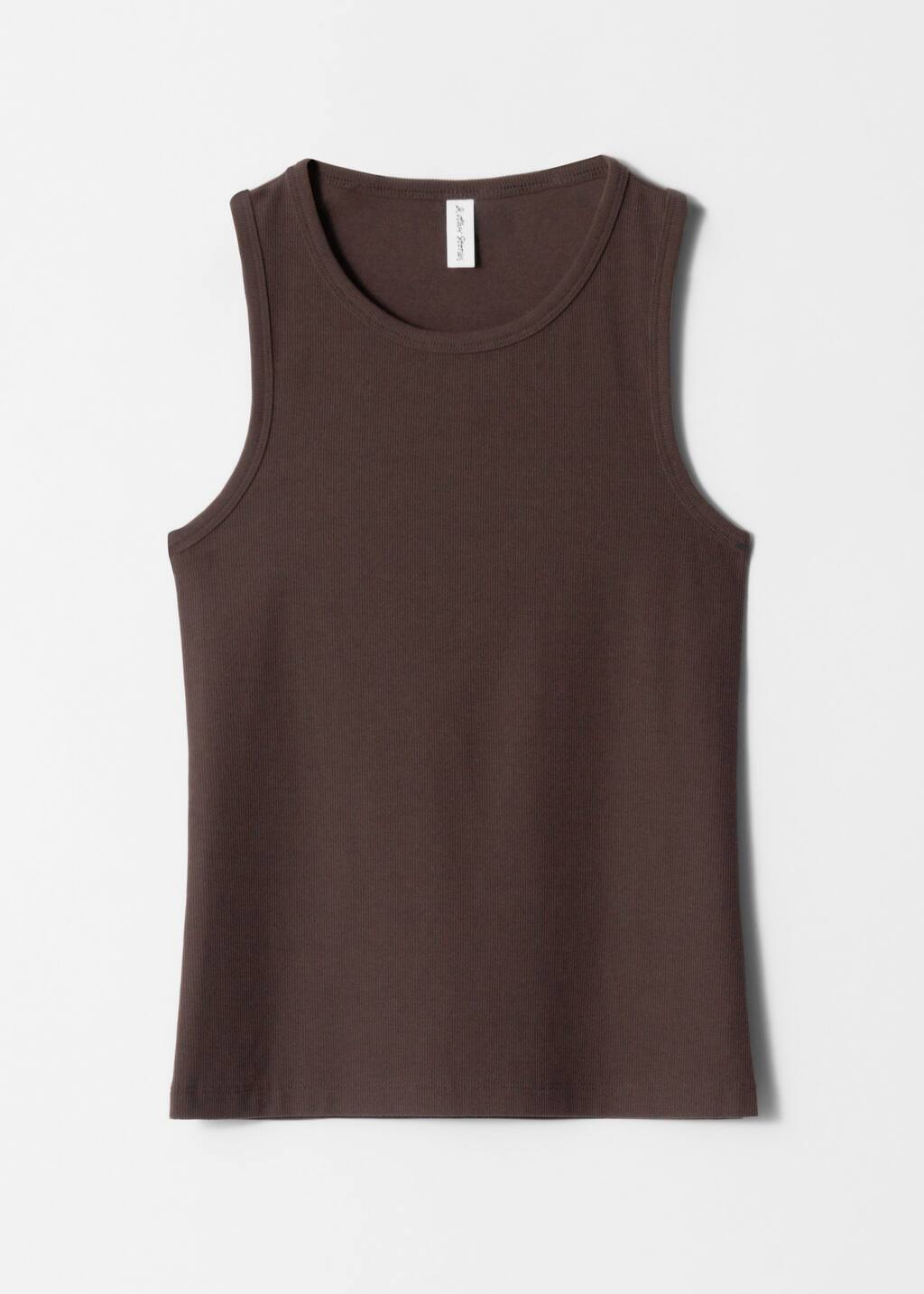 Fitted Tank Top - Black - & Other Stories
